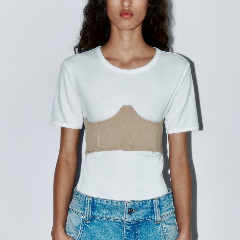 ZARA Bustier Top